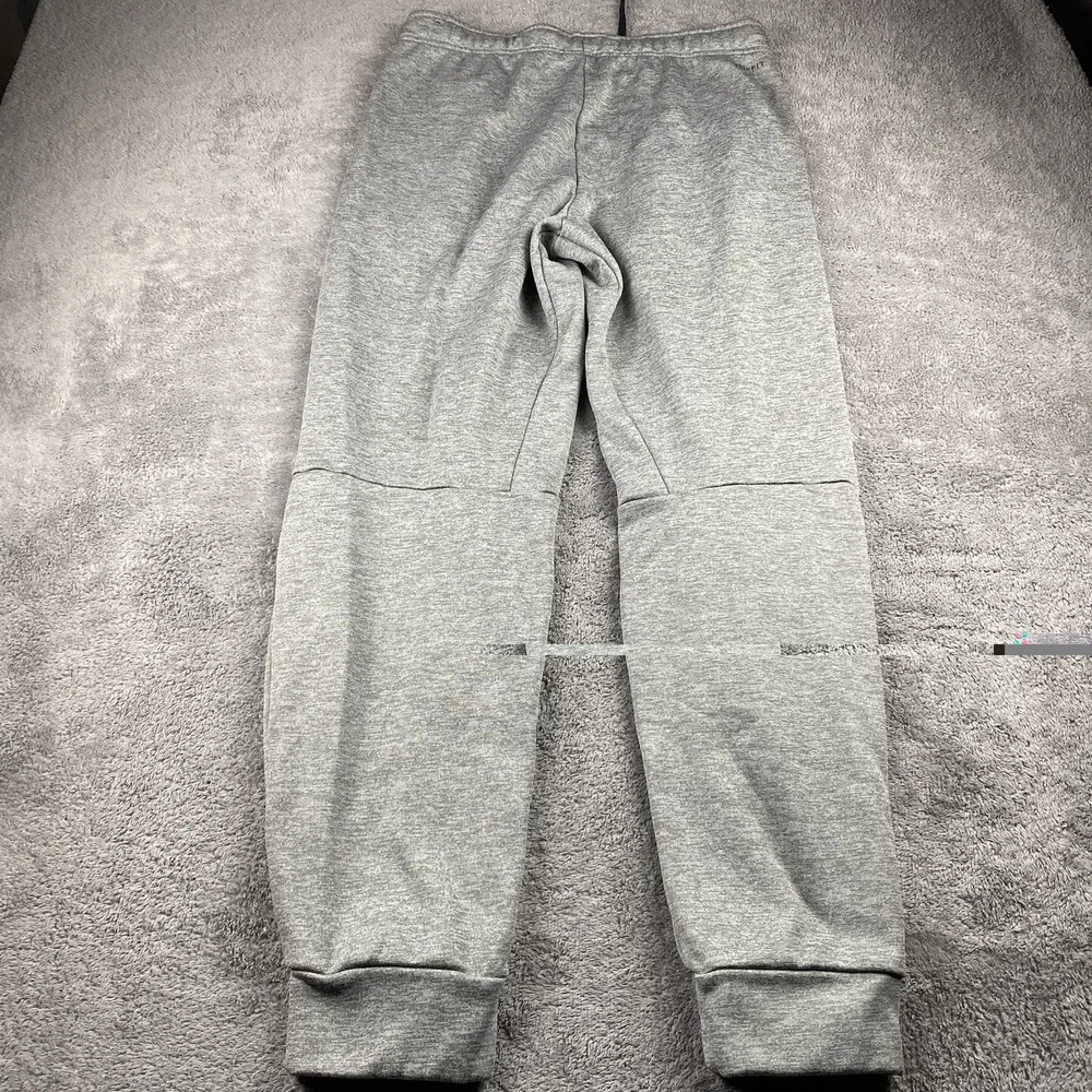 Nike‎ Sweatpants Joggers Mens Large Gray Dri-Fit Fleece Big Swoosh Logo